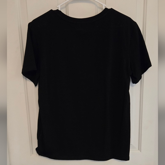 Gucci Black T-Shirt with White Logo - Picture 5 of 5